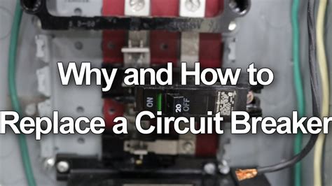 how to replace a circuit breaker in an electrical box|change fuse in breaker box.